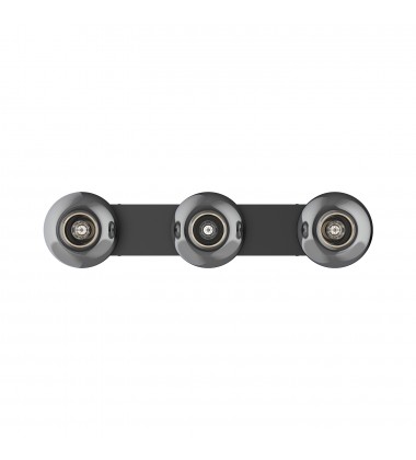  VL57532-BK/SM-Samar 32-in Black/Smoked 3 Lights Vanity