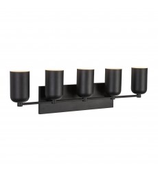  VL57732-BK-Nola 32-in Black 5 Lights Vanity
