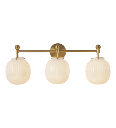 VL579328BGGR-Cherise 29-in Gold Bathroom Vanity Light VL579328BGGR-Cherise 29-in Gold Bathroom Vanity Light