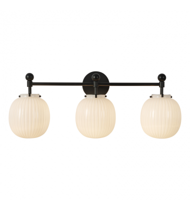 VL579328MBGR-Cherise 29-in Black Bathroom Vanity Light VL579328MBGR-Cherise 29-in Black Bathroom Vanity Light