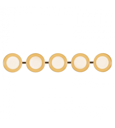 VL77936-BG/OP-Cleo 36-in Gold dimmable LED Bathroom Vanity Light VL77936-BG/OP-Cleo 36-in Gold dimmable LED Bathroom Vanity Light
