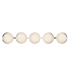 VL77936-CH/OP-Cleo 36-in Silver dimmable LED Bathroom Vanity Light VL77936-CH/OP-Cleo 36-in Silver dimmable LED Bathroom Vanity Light