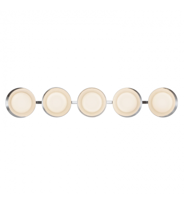 VL77936-CH/OP-Cleo 36-in Silver dimmable LED Bathroom Vanity Light