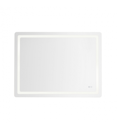 VM31148-5CCT-Seneca 48-in Sandblasted Merc Edge LED Vanity Mirror