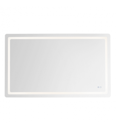 VM31160-5CCT-Seneca 60-in Sandblasted Merc Edge LED Vanity Mirror