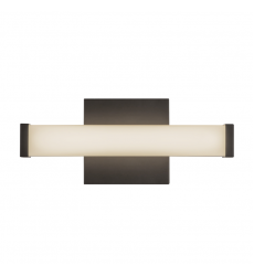 WS12-014-BK-Geri 12-in Black dimmable LED Wall Sconce