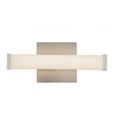 WS12-014-BN-Geri 12-in Silver dimmable LED Wall Sconce