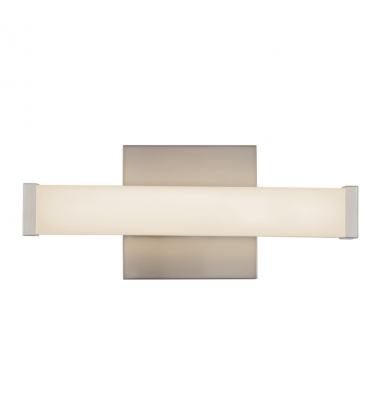 WS12-014-BN-Geri 12-in Silver dimmable LED Wall Sconce
