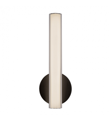 WS14-027-BK-Tole 14-in Black dimmable LED Wall Sconce
