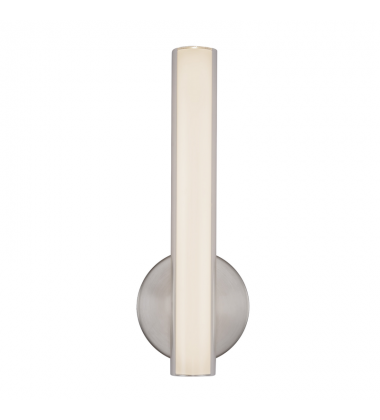 WS14-027-BN-Tole 14-in Silver dimmable LED Wall Sconce