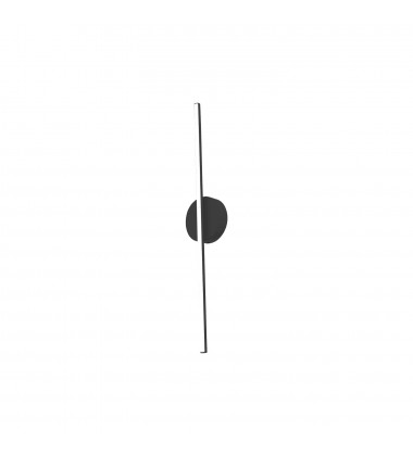  WS14935-BK-Chute 35-in Black LED Wall Sconce