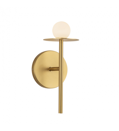WS15504-BG-UNV-Elixir 10-in Brushed Gold LED Wall Sconce