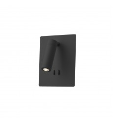  WS16806-BK-Dorchester 6-in Black LED Wall Sconce