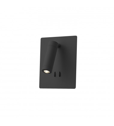  WS16806-BK-Dorchester 6-in Black LED Wall Sconce
