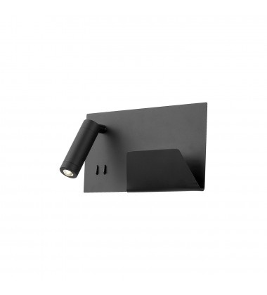  WS16811L-BK-Dorchester 11-in Black LED Wall Sconce