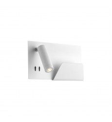  WS16811L-WH-Dorchester 11-in White LED Wall Sconce