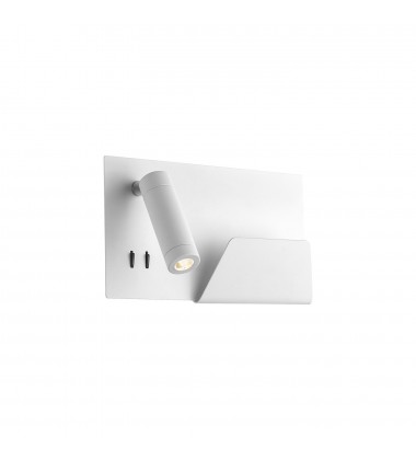  WS16811L-WH-Dorchester 11-in White LED Wall Sconce