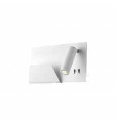  WS16811R-WH-Dorchester 11-in White LED Wall Sconce