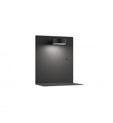  WS16907-BK-Dresden 7-in Black LED Wall Sconce