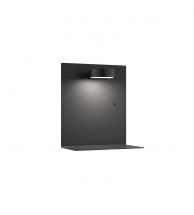  WS16907-BK-Dresden 7-in Black LED Wall Sconce