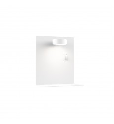  WS16907-WH-Dresden 7-in White LED Wall Sconce