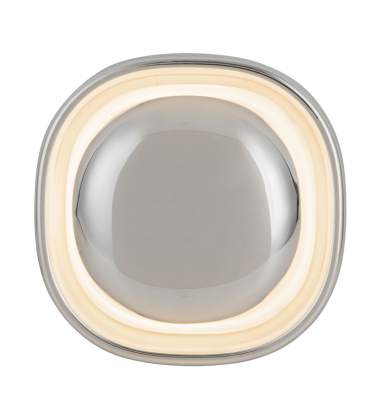 WS17308-CH-Pebble 8-in Silver dimmable LED Wall Sconce WS17308-CH-Pebble 8-in Silver dimmable LED Wall Sconce