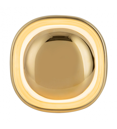 WS17308-MRB-Pebble 8-in Brass dimmable LED Wall Sconce WS17308-MRB-Pebble 8-in Brass dimmable LED Wall Sconce
