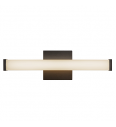 WS18-014-BK-Geri 18-in Black dimmable LED Wall Sconce