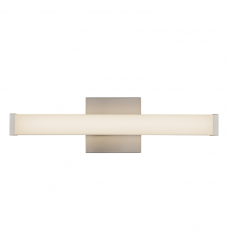 WS18-014-BN-Geri 18-in Silver dimmable LED Wall Sconce
