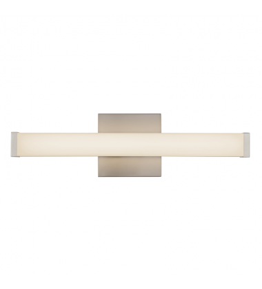 WS18-014-BN-Geri 18-in Silver dimmable LED Wall Sconce WS18-014-BN-Geri 18-in Silver dimmable LED Wall Sconce