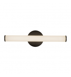 WS18-044A-BK-Tectra 18-in Black dimmable LED Wall Sconce