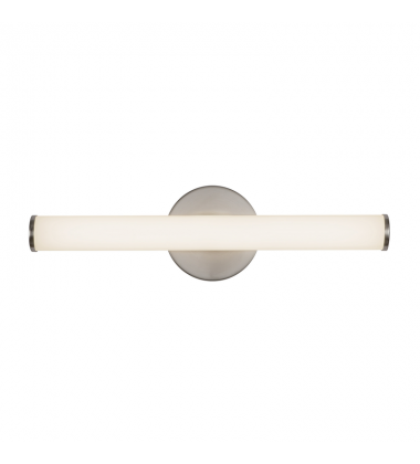 WS18-044A-BN-Tectra 18-in Silver dimmable LED Wall Sconce