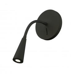  WS18901-BK-Eton 5-in Black LED Wall Sconce