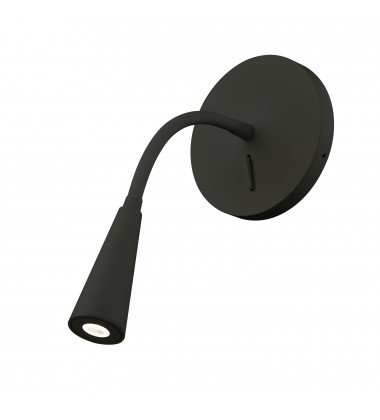  WS18901-BK-Eton 5-in Black LED Wall Sconce