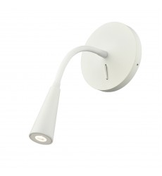  WS18901-WH-Eton 5-in White LED Wall Sconce