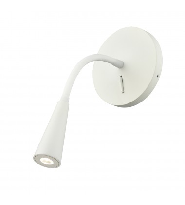  WS18901-WH-Eton 5-in White LED Wall Sconce