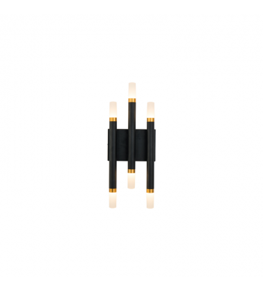 WS19707-BK-UNV-Draven 7-in Black LED Wall Sconce