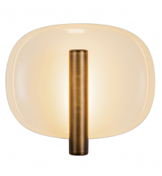 WS20809-PW/VB-Lustre 9-in White dimmable LED Wall Sconce