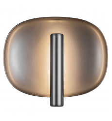WS20809-SPC-Lustre 9-in Silver dimmable LED Wall Sconce
