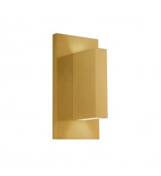 WS22109-BG-Vista 9-in Brushed Gold LED Wall Sconce WS22109-BG-Vista 9-in Brushed Gold LED Wall Sconce
