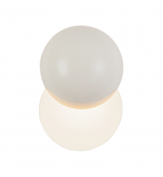 WS23212-PW-Void 12-in Pearl White dimmable LED Wall Sconce