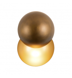 WS23212-VB-Void 12-in Vintage Brass dimmable LED Wall Sconce