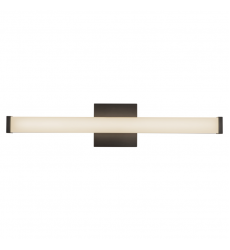 WS24-014-BK-Geri 24-in Black dimmable LED Wall Sconce