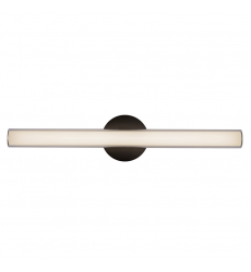 WS24-027-BK-Tole 24-in Black dimmable LED Wall Sconce