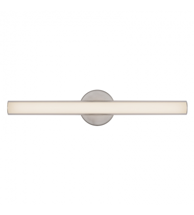 WS24-027-BN-Tole 24-in Silver dimmable LED Wall Sconce WS24-027-BN-Tole 24-in Silver dimmable LED Wall Sconce
