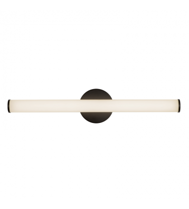 WS24-044A-BK-Tectra 24-in Black dimmable LED Wall Sconce