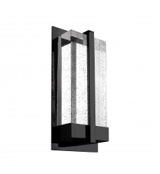  WS2812-BK-Gable 12-in Black LED Wall Sconce