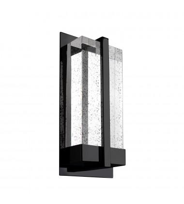  WS2812-BK-Gable 12-in Black LED Wall Sconce