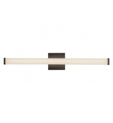WS30-014-BK-Geri 30-in Black dimmable LED Wall Sconce