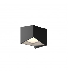  WS31205-BK/WH-Cubix 5-in Black/White LED Wall Sconce